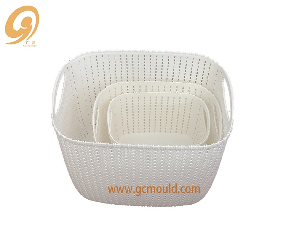 panier en rotin en plastique